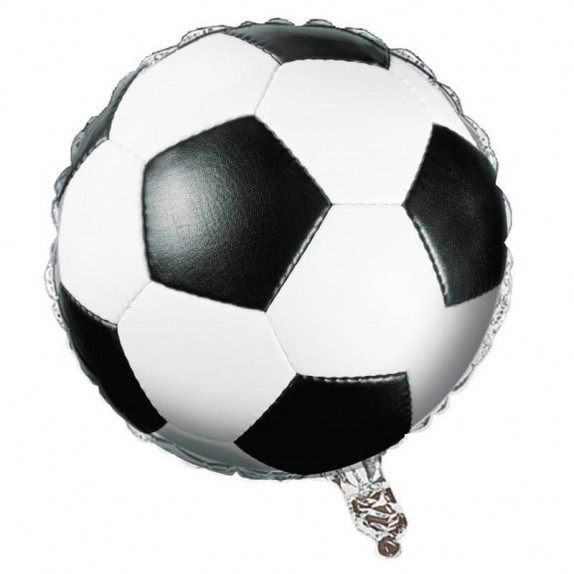 AFEDE: Globo de helio en forma de balón de futbol de 45cm. Ideal para