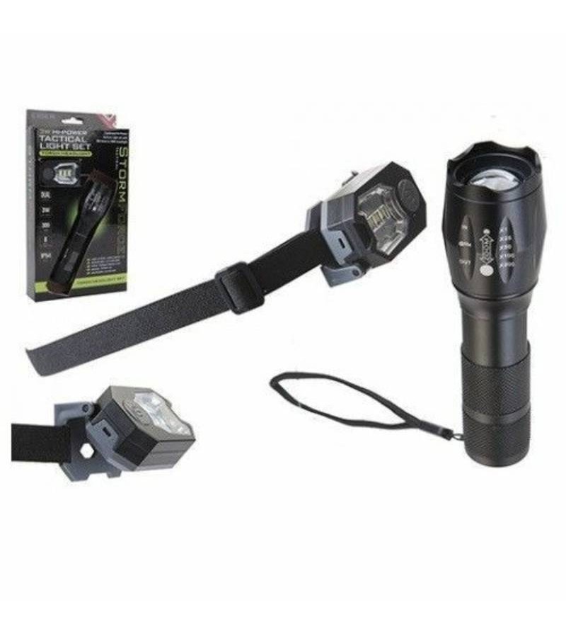 AFEDE: LINTERNA 2 EN Y FRONTAL LED