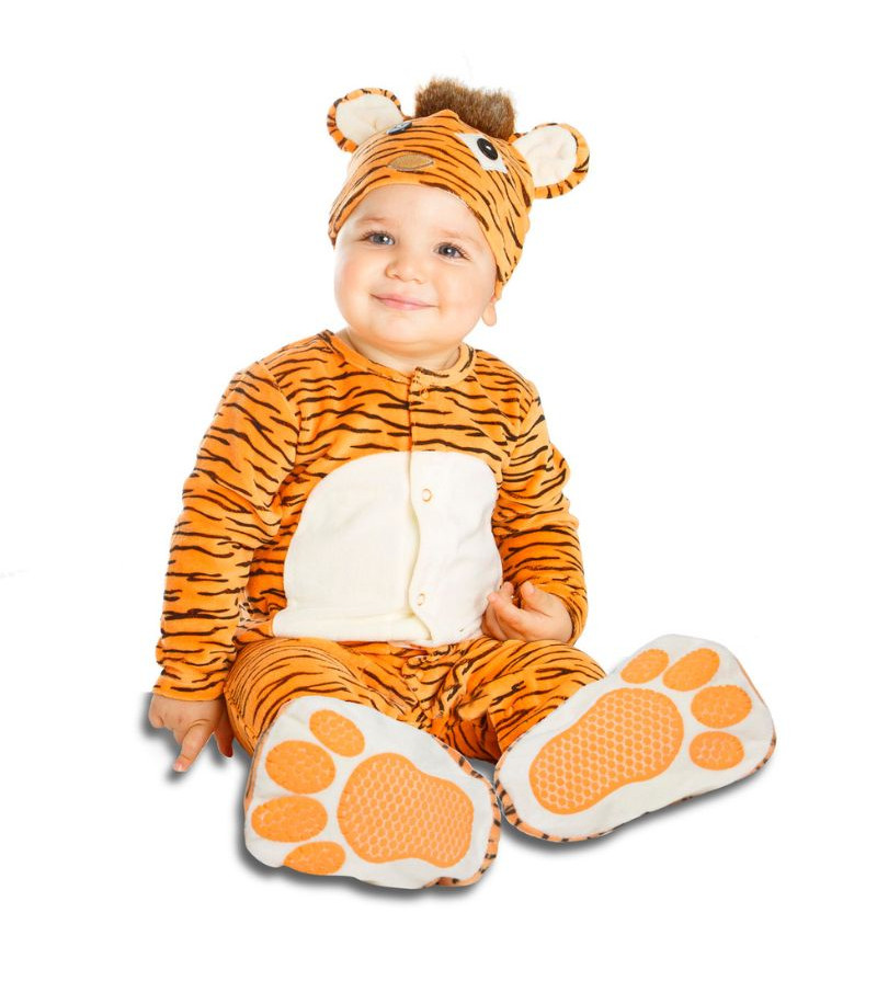 Último rizo leopardo Disfraz de Tigre Bebé VIVING | Disfraces AFEDE
