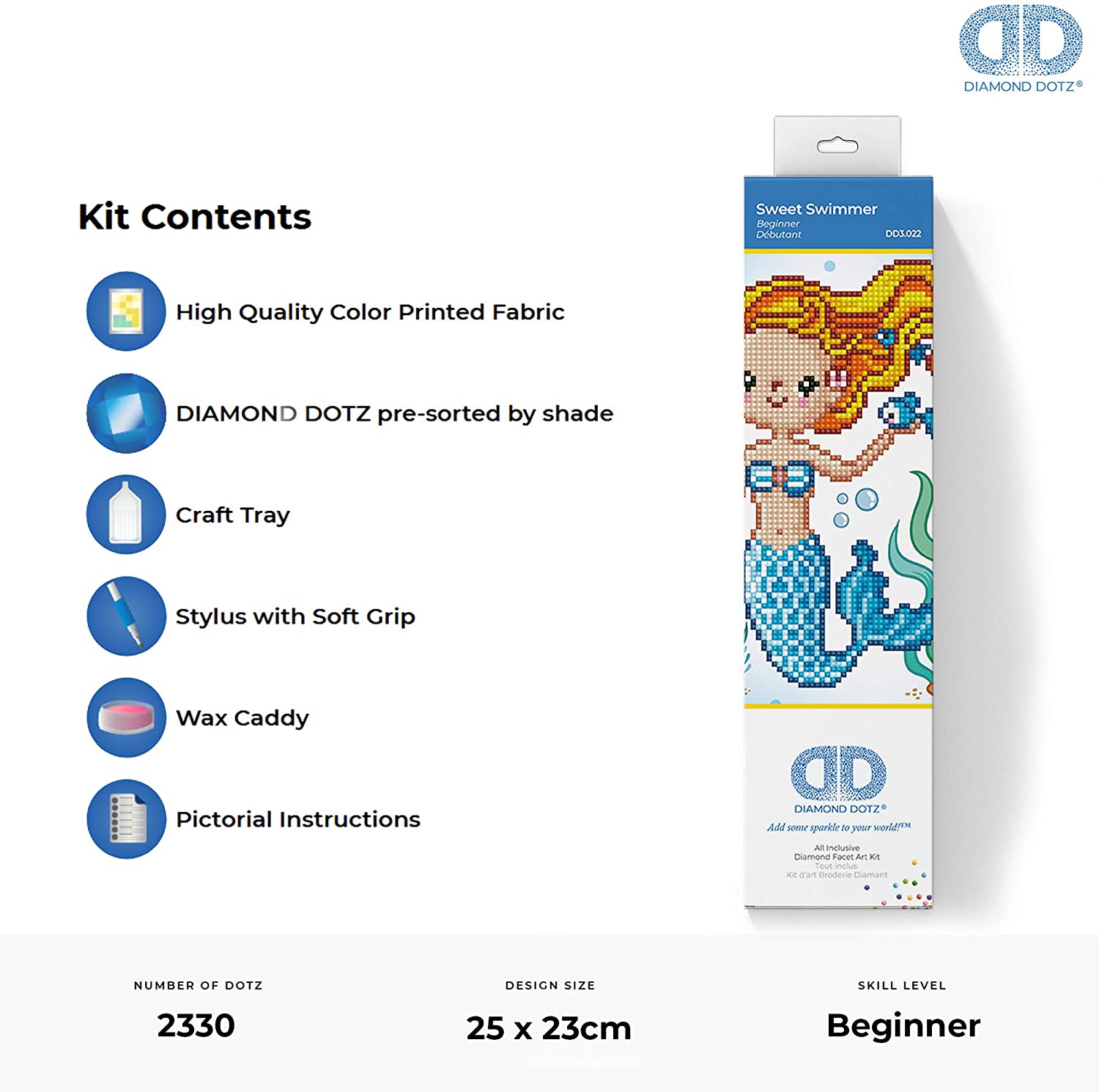 kit para principiantes DD3 DIAMOND DOTZ Kit de pintura 